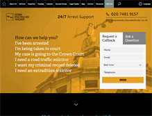 Tablet Screenshot of criminalsolicitor.co.uk